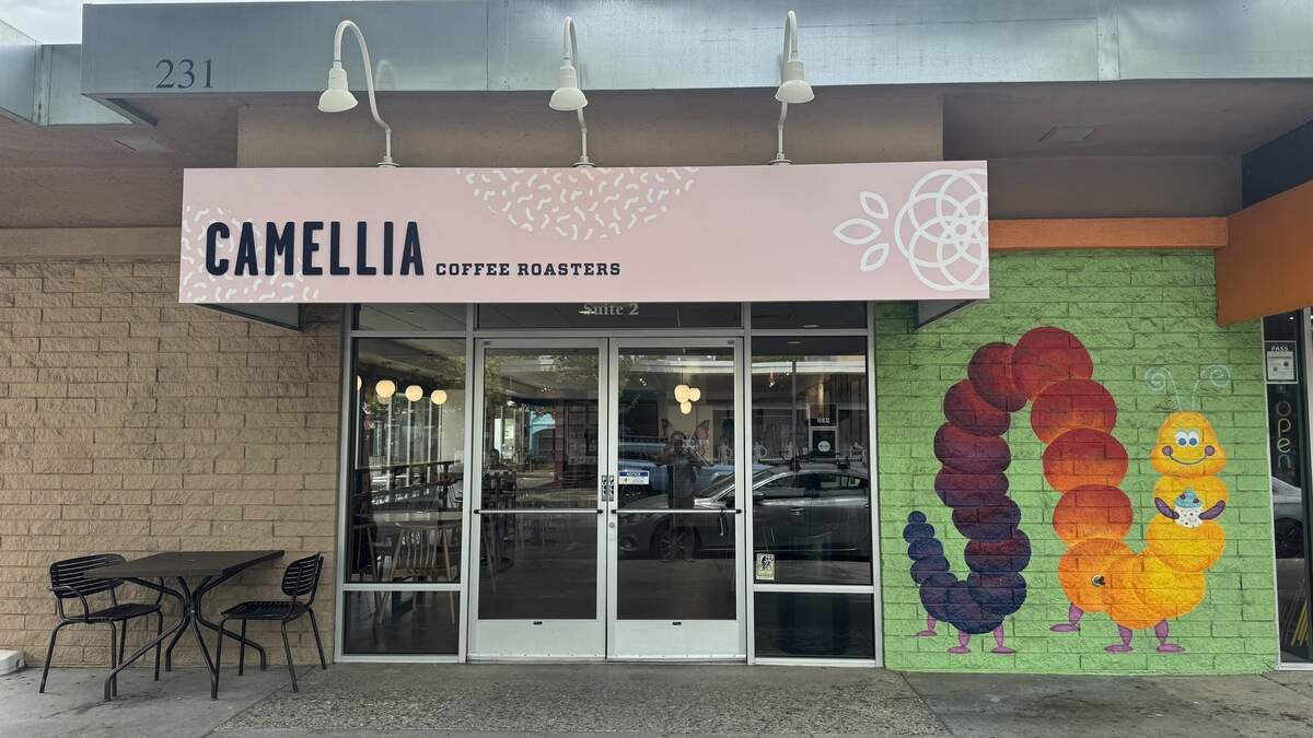 Camellia Coffee Roasters in downtown Davis on Monday, July 13, 2026. The coffee shop replaced a Peet’s location that closed in January after 22 years in business. Camellia Coffee Roasters in downtown Davis on Monday, July 13, 2026. The coffee shop replaced a Peet’s location that closed in January after 22 years in business.